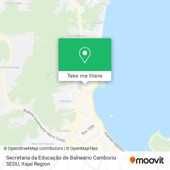 Secretaria da Educação de Balneário Camboriú SEDU map