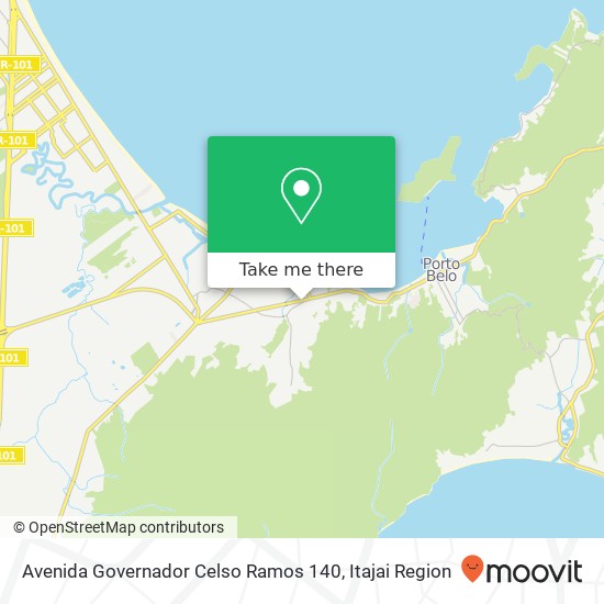 Avenida Governador Celso Ramos 140 map