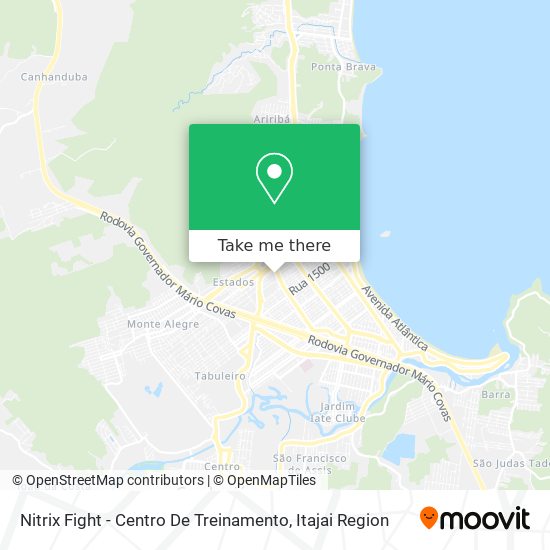 Mapa Nitrix Fight - Centro De Treinamento