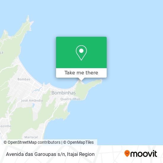 Avenida das Garoupas s/n map