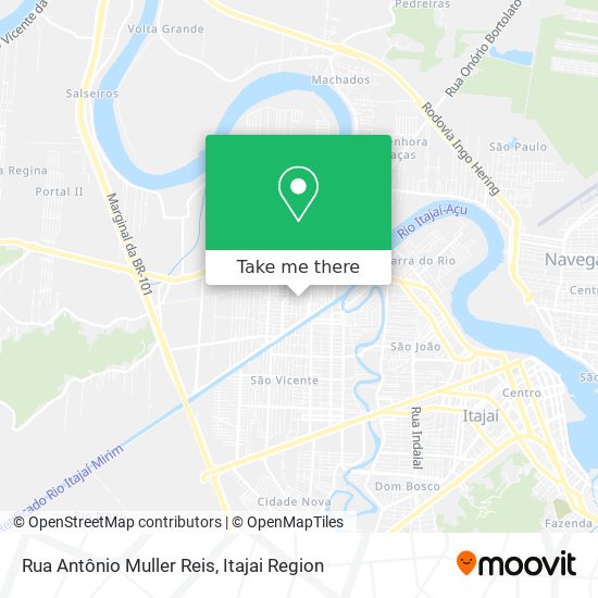 Rua Antônio Muller Reis map