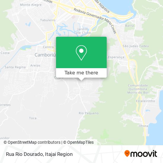 Rua Rio Dourado map