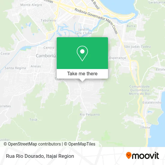 Rua Rio Dourado map