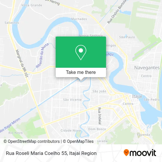 Rua Roseli Maria Coelho 55 map