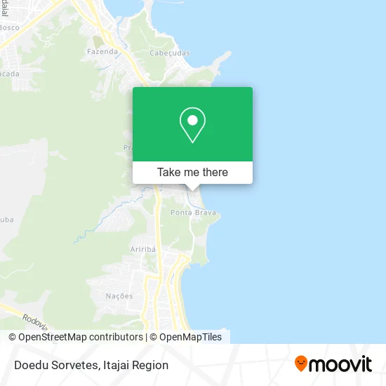 Doedu Sorvetes map