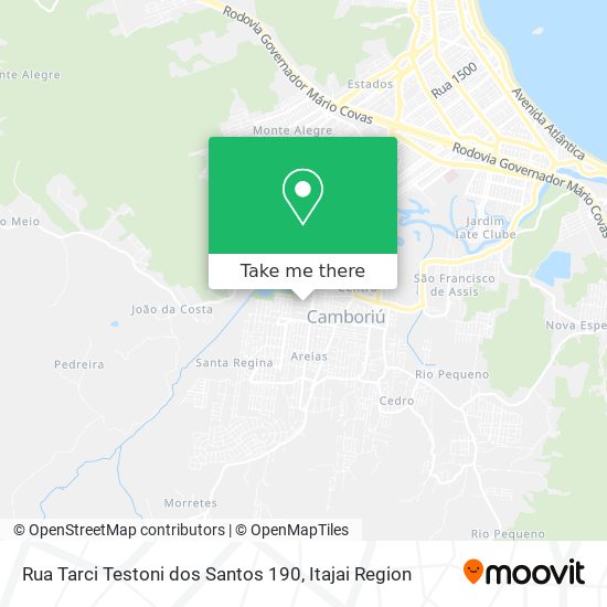 Rua Tarci Testoni dos Santos 190 map