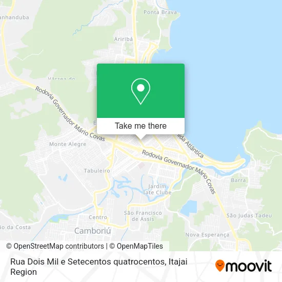 Rua Dois Mil e Setecentos quatrocentos map