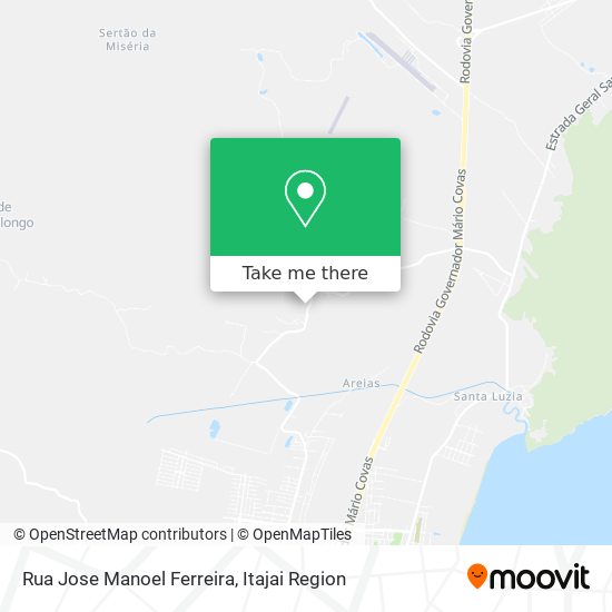Mapa Rua Jose Manoel Ferreira