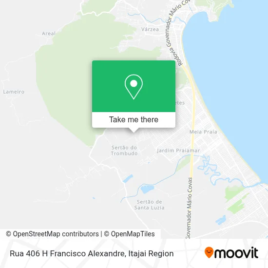 Rua 406 H Francisco Alexandre map