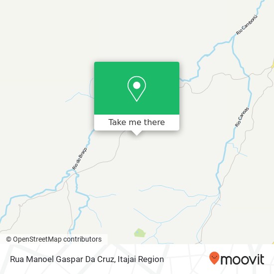 Mapa Rua Manoel Gaspar Da Cruz