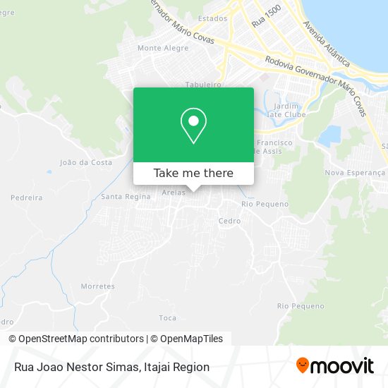 Rua Joao Nestor Simas map