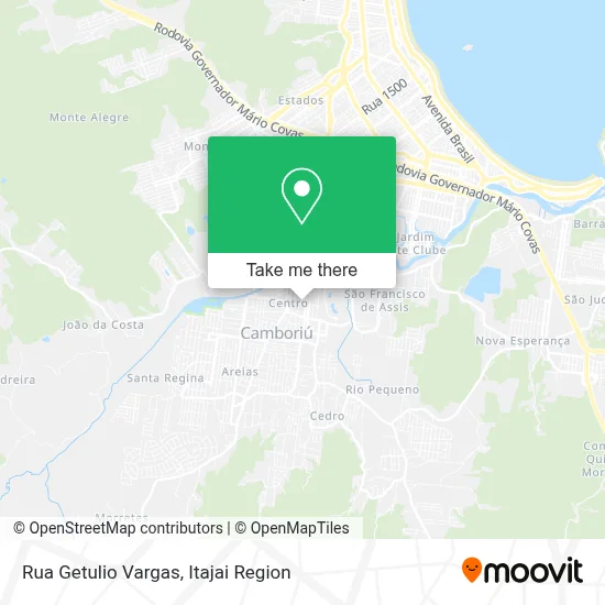 Rua Getulio Vargas map