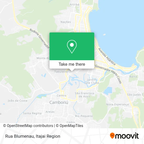 Rua Blumenau map