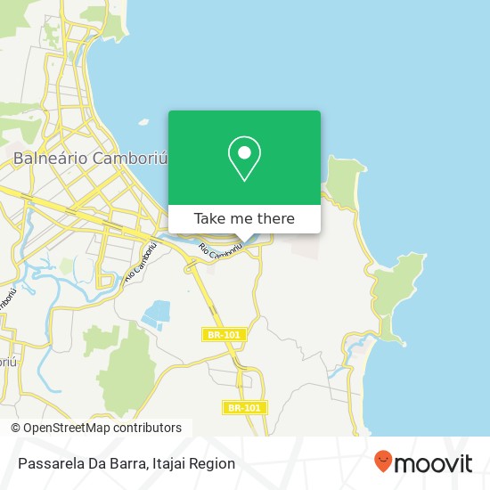 Passarela Da Barra map