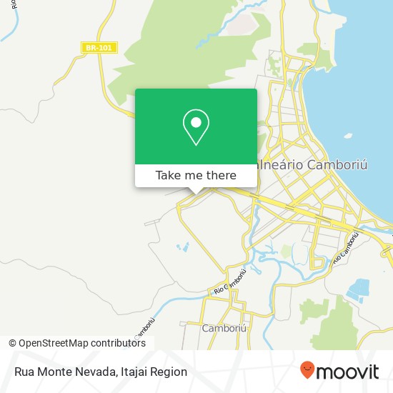 Mapa Rua Monte Nevada