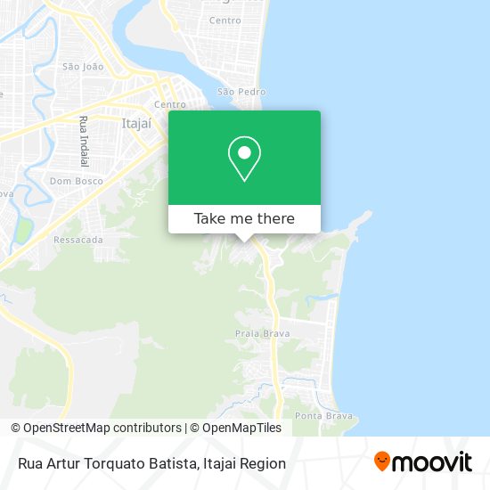 Mapa Rua Artur Torquato Batista