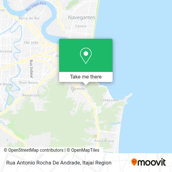 Rua Antonio Rocha De Andrade map