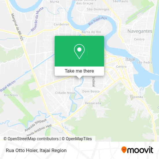 Rua Otto Hoier map