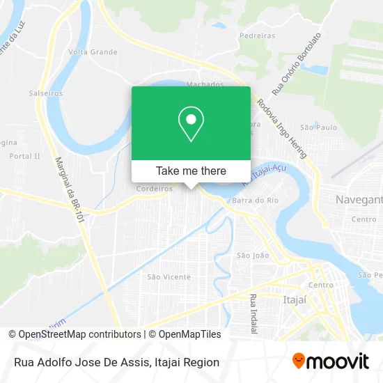 Rua Adolfo Jose De Assis map