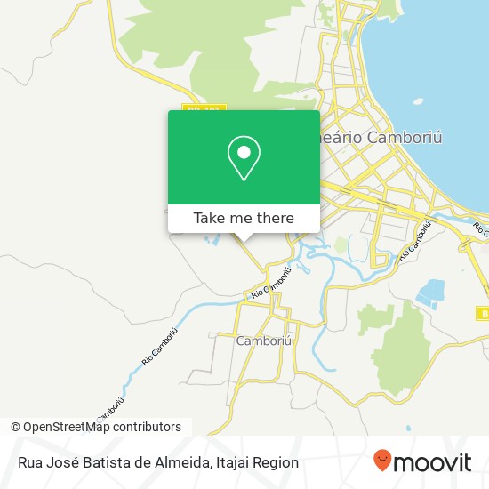 Rua José Batista de Almeida map