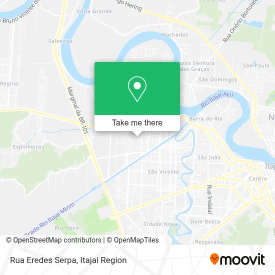 Rua Eredes Serpa map