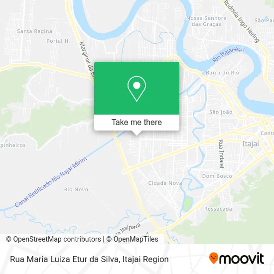 Rua Maria Luiza Etur da Silva map