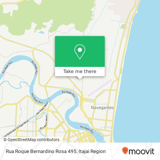 Mapa Rua Roque Bernardino Rosa 495