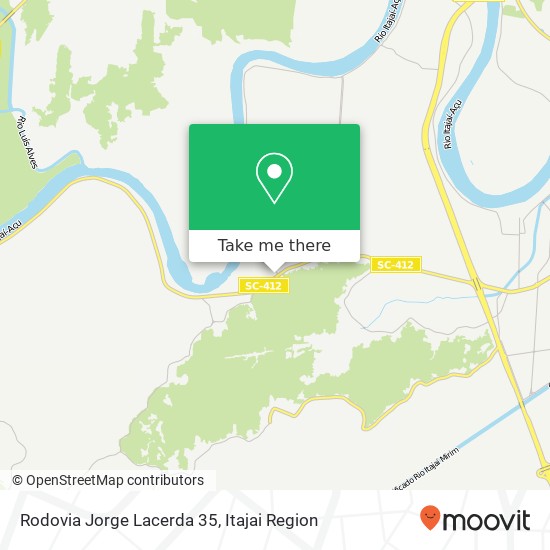 Rodovia Jorge Lacerda 35 map