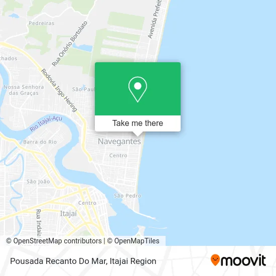 Pousada Recanto Do Mar map