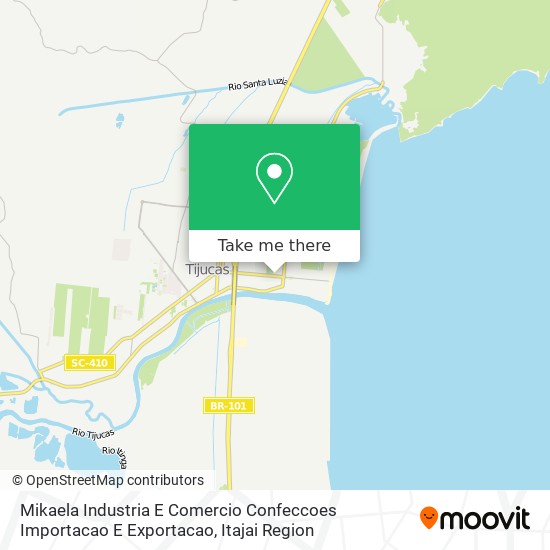 Mapa Mikaela Industria E Comercio Confeccoes Importacao E Exportacao