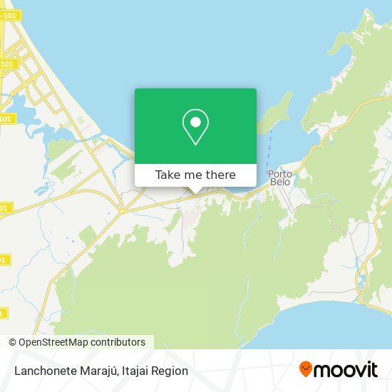 Lanchonete Marajú map