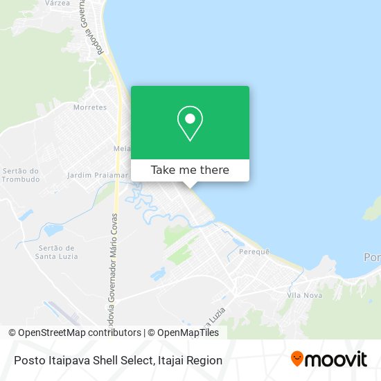 Mapa Posto Itaipava Shell Select