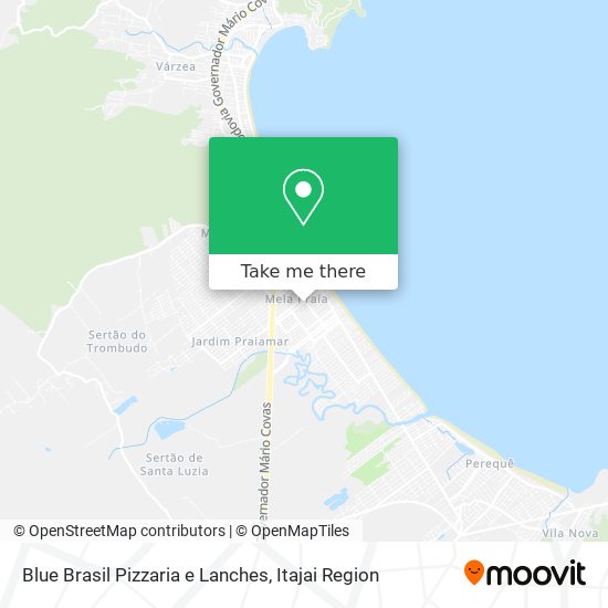 Blue Brasil Pizzaria e Lanches map