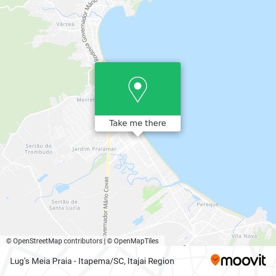 Mapa Lug's Meia Praia - Itapema/SC