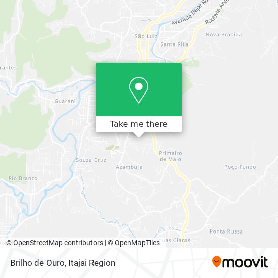 Brilho de Ouro map