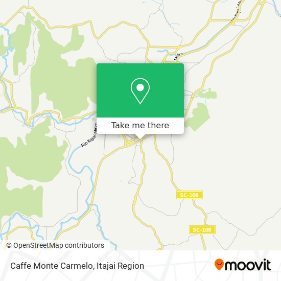 Caffe Monte Carmelo map
