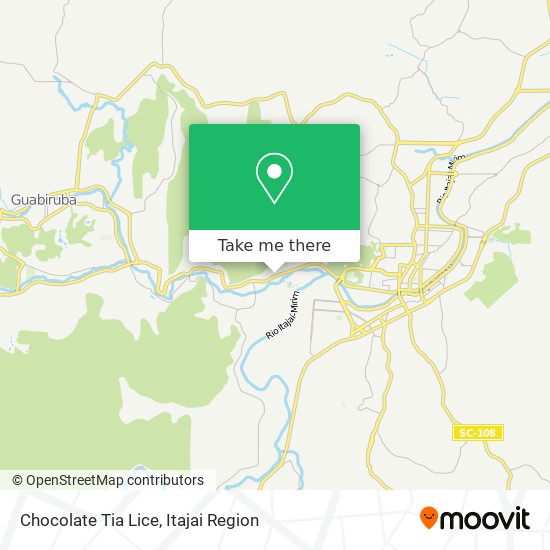 Mapa Chocolate Tia Lice