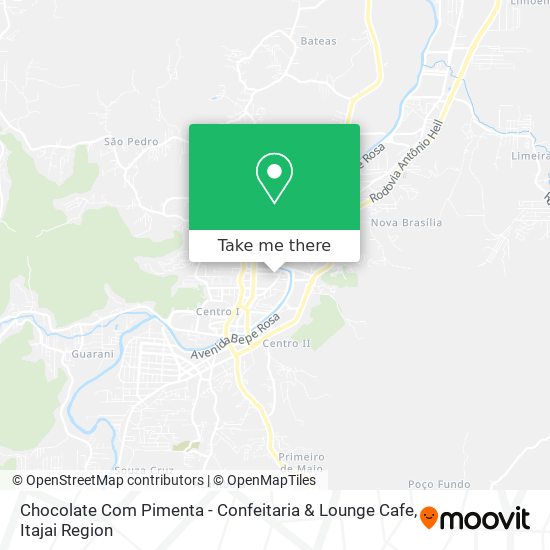 Mapa Chocolate Com Pimenta - Confeitaria & Lounge Cafe