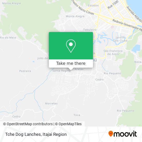 Mapa Tche Dog Lanches