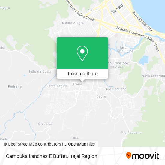 Cambuka Lanches E Buffet map