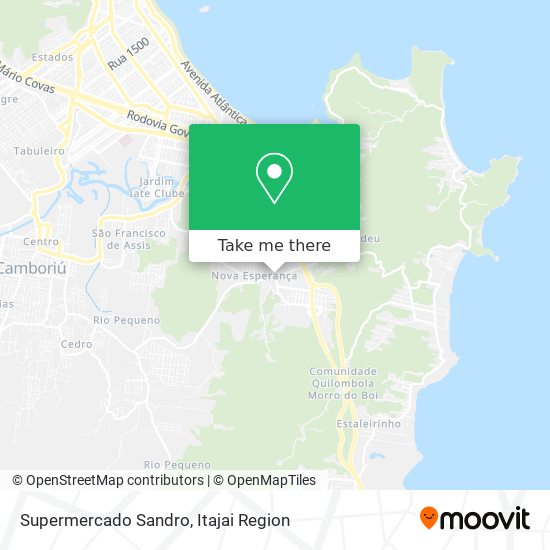 Mapa Supermercado Sandro