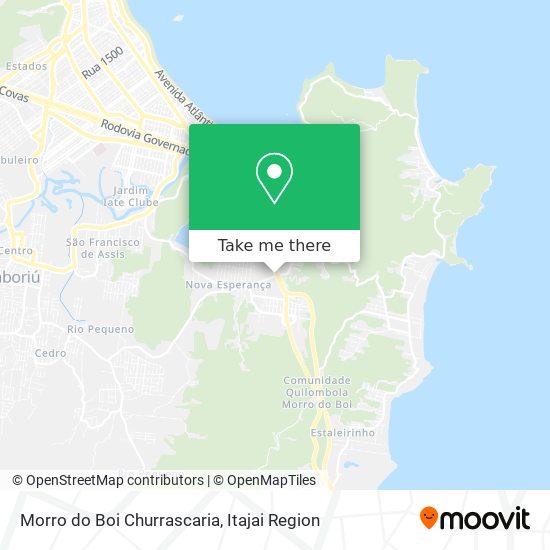 Morro do Boi Churrascaria map