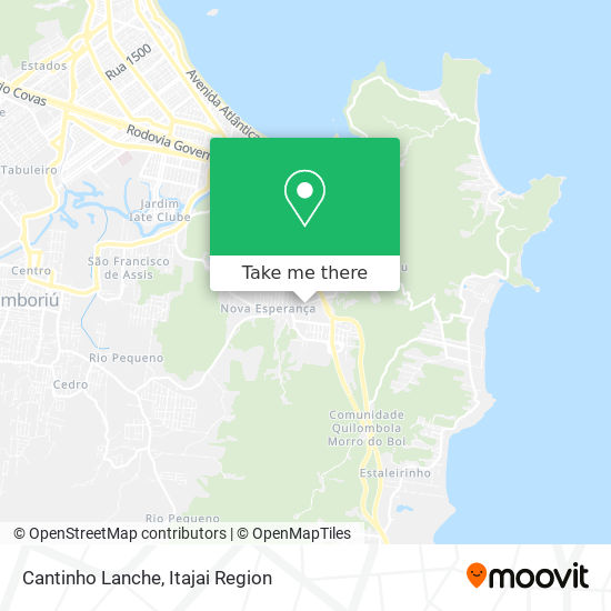 Cantinho Lanche map