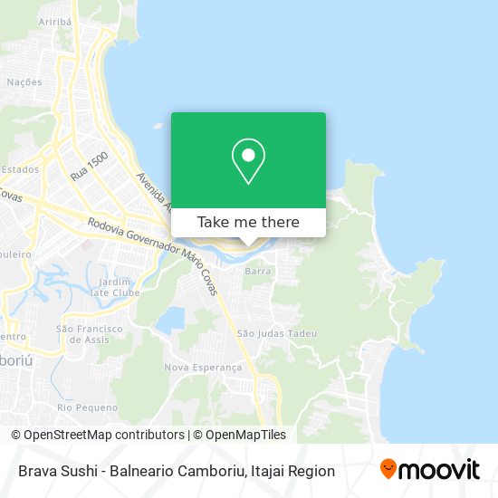 Brava Sushi - Balneario Camboriu map