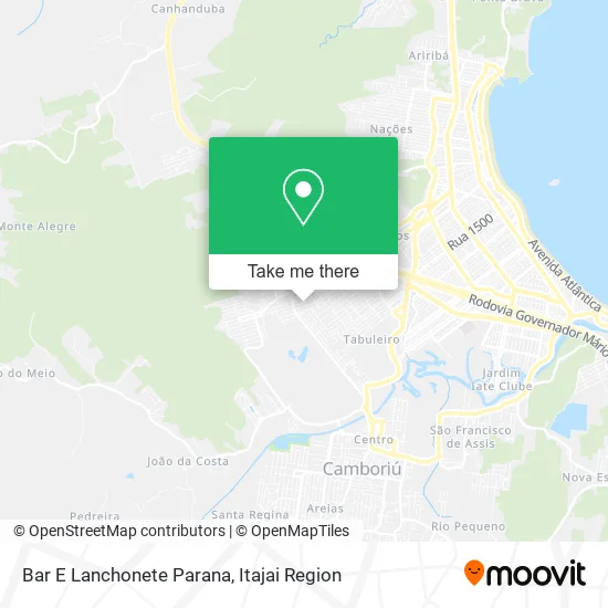 Bar E Lanchonete Parana map