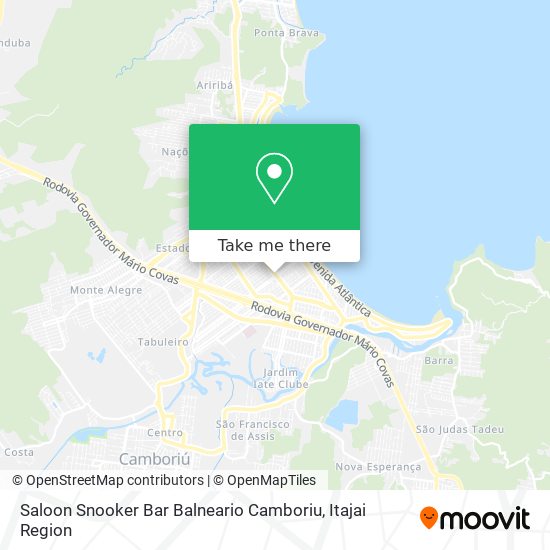 Saloon Snooker Bar Balneario Camboriu map