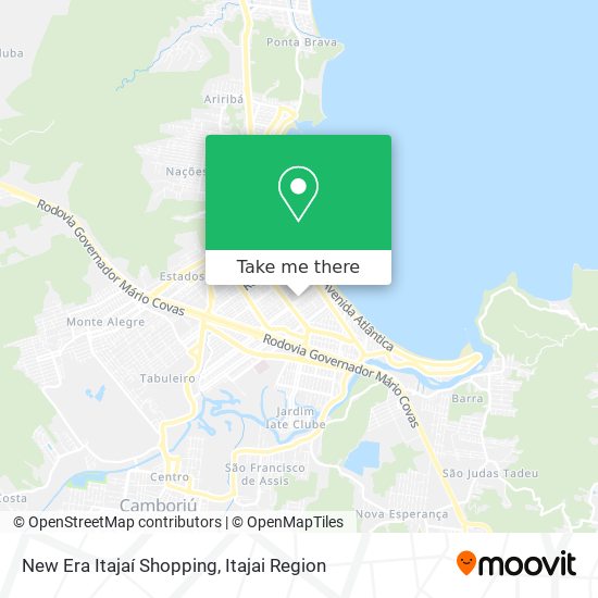 New Era Itajaí Shopping map