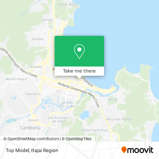 Top Model map