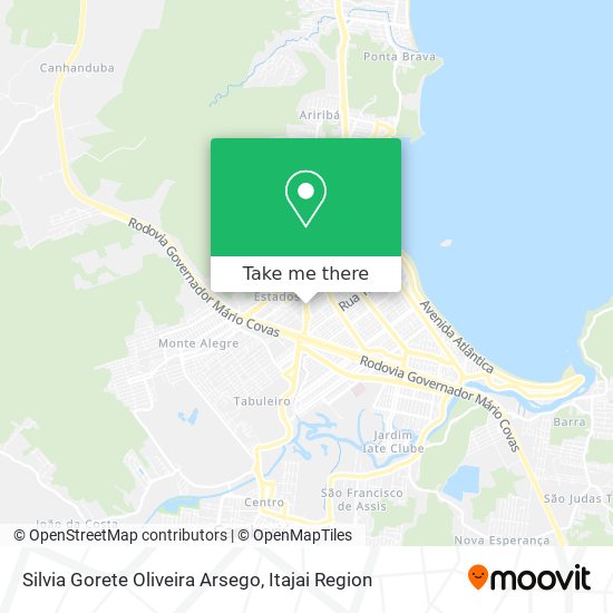 Silvia Gorete Oliveira Arsego map