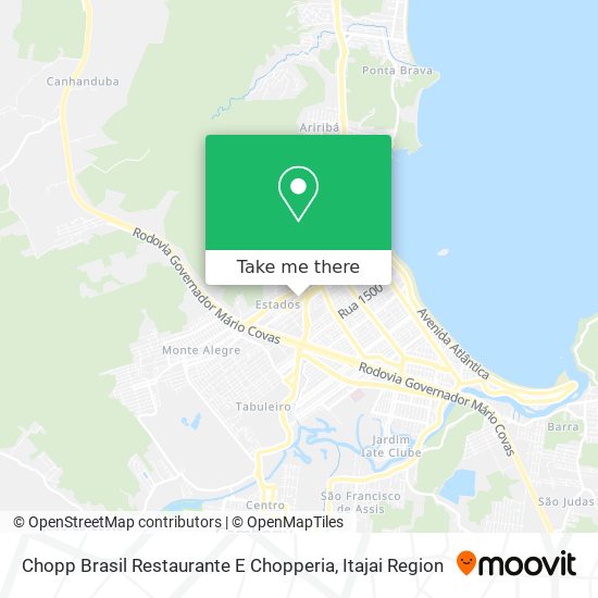Mapa Chopp Brasil Restaurante E Chopperia